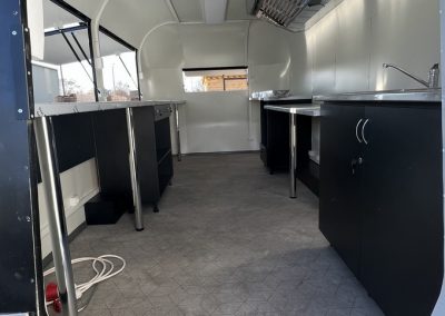 Food truck büfékocsi American style imbisswagen black fekete