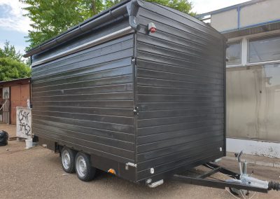 Compact Liner Food Truck Büfékocsi imbisswagen trailer fekete black