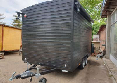 Compact Liner Food Truck Büfékocsi imbisswagen trailer fekete black